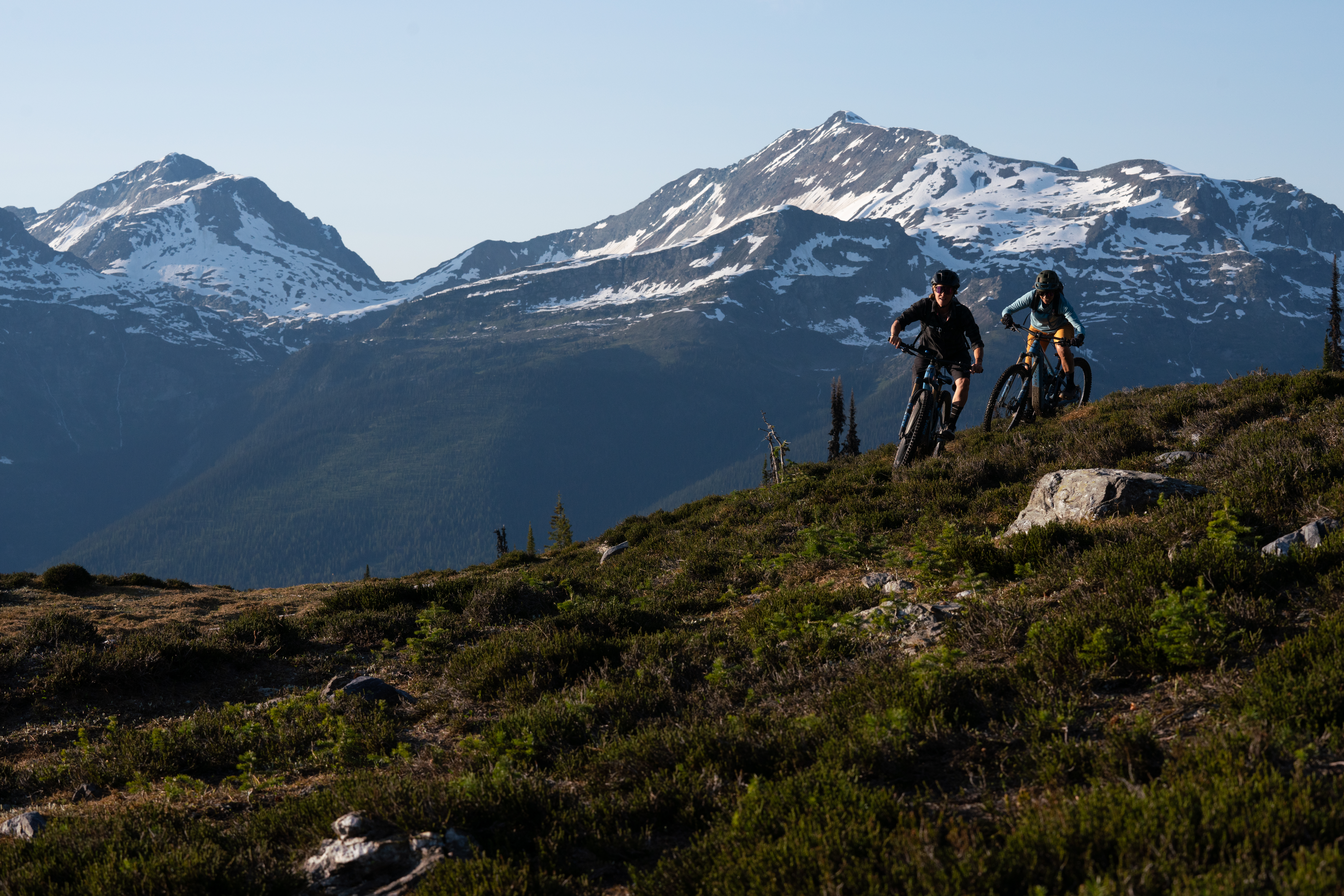 Silver Cup two mountain bike riders
